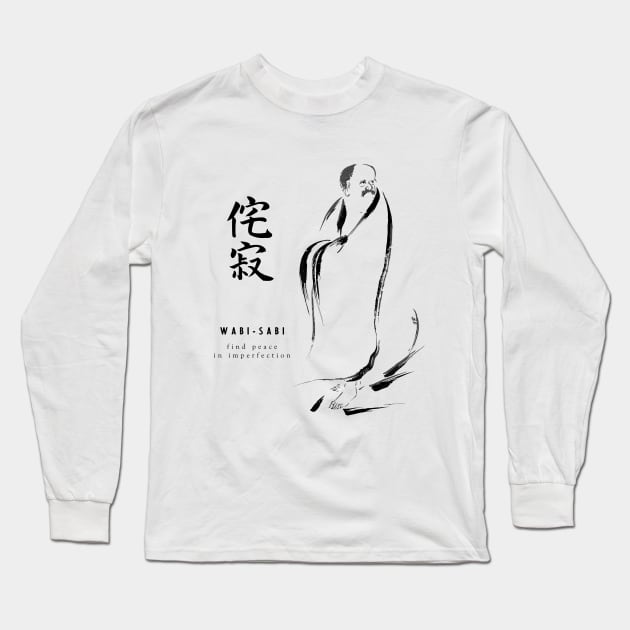 find peace in imperfection Long Sleeve T-Shirt by Kingrocker Clothing